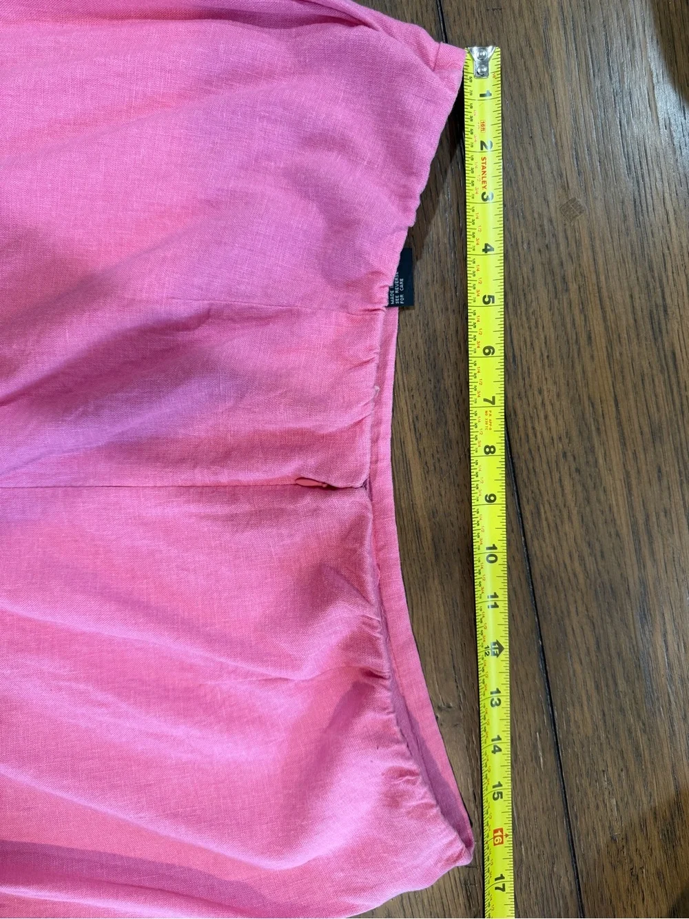 Requirements Pink Embroidered Midi Skirt with Side Slit